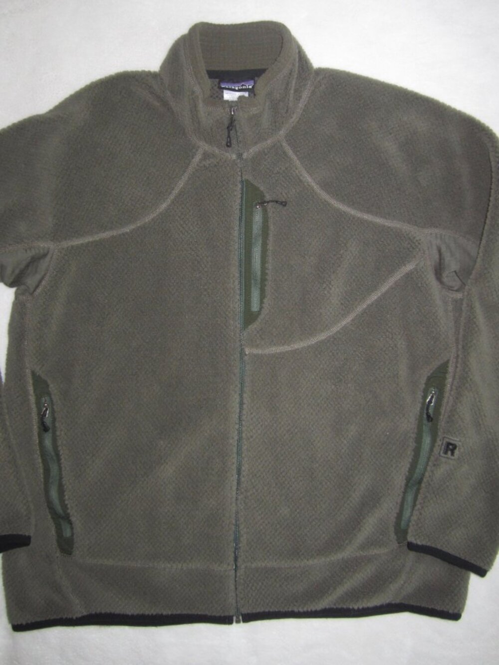 Vintage PATAGONIA R2 MARS Grid Fleece Jacket Made in USA Style 19032F6 Men's XL - Picture 2 of 9